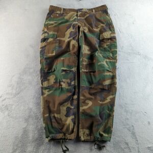 Rothco BDU Pants Mens Large 36x30 Woodland Camo Cargo Combat Military Trousers